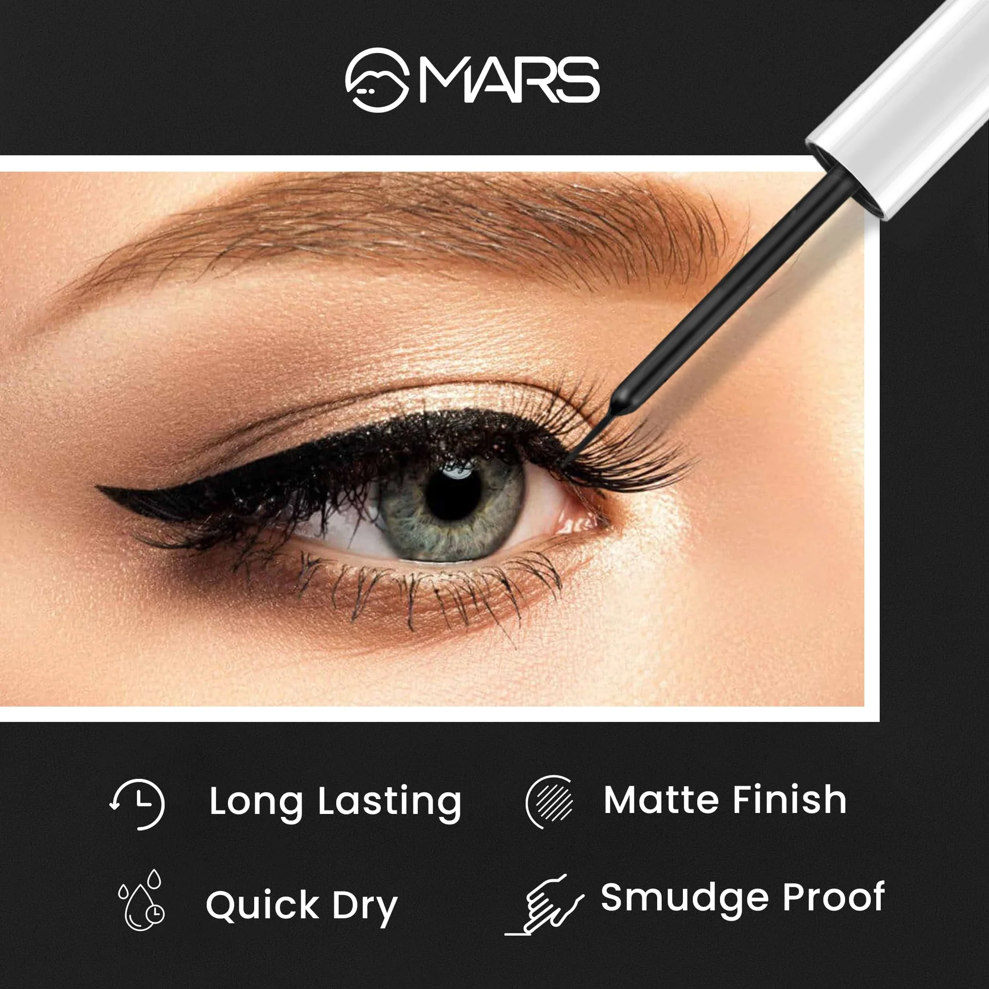 Black Liquid Eyeliner  Free Flow Eyeliner