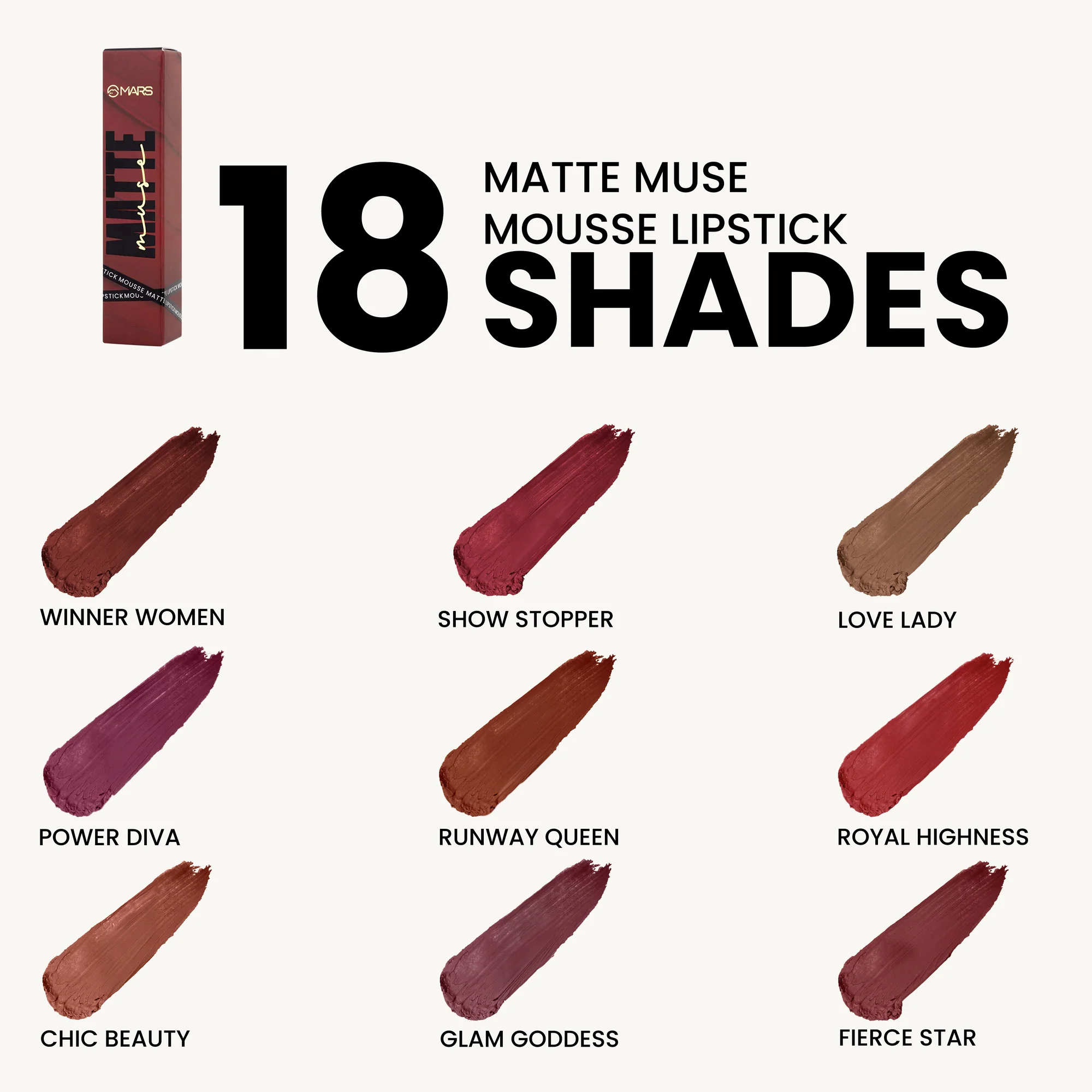 Matte Muse  Mousse Lipstick