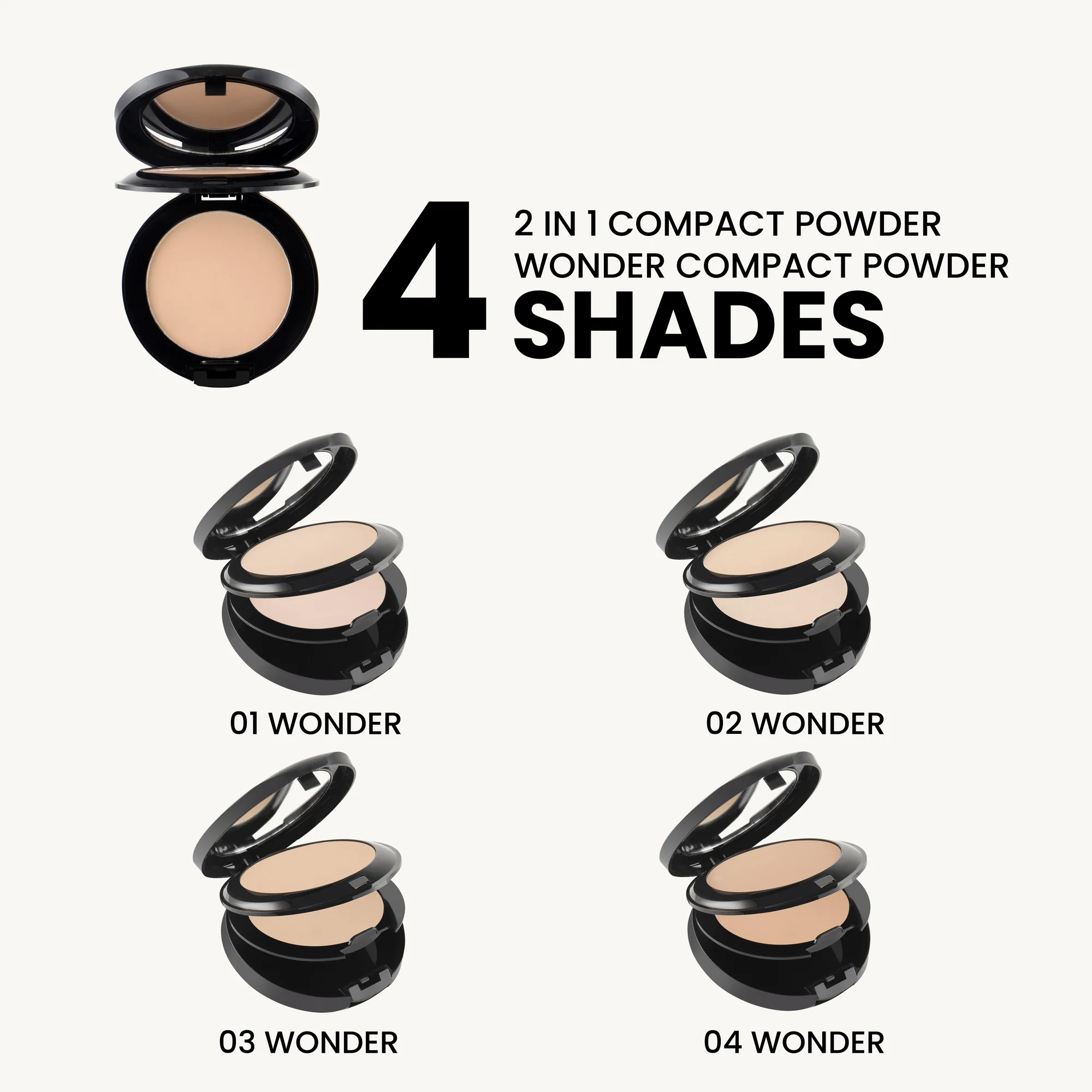 2 in 1 Compact Powder  Wonder Compact Powder