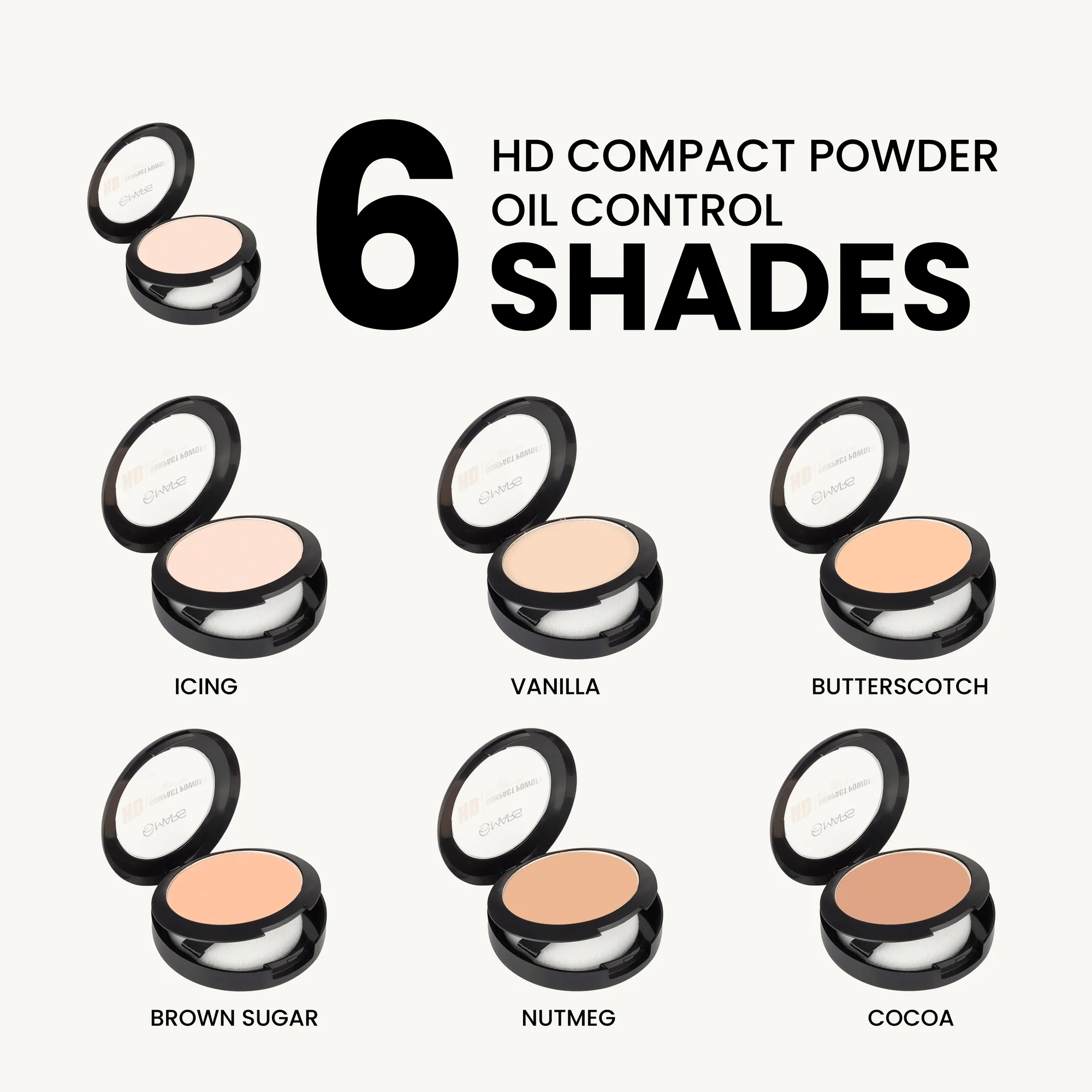 HD Compact Powder  Oil Control