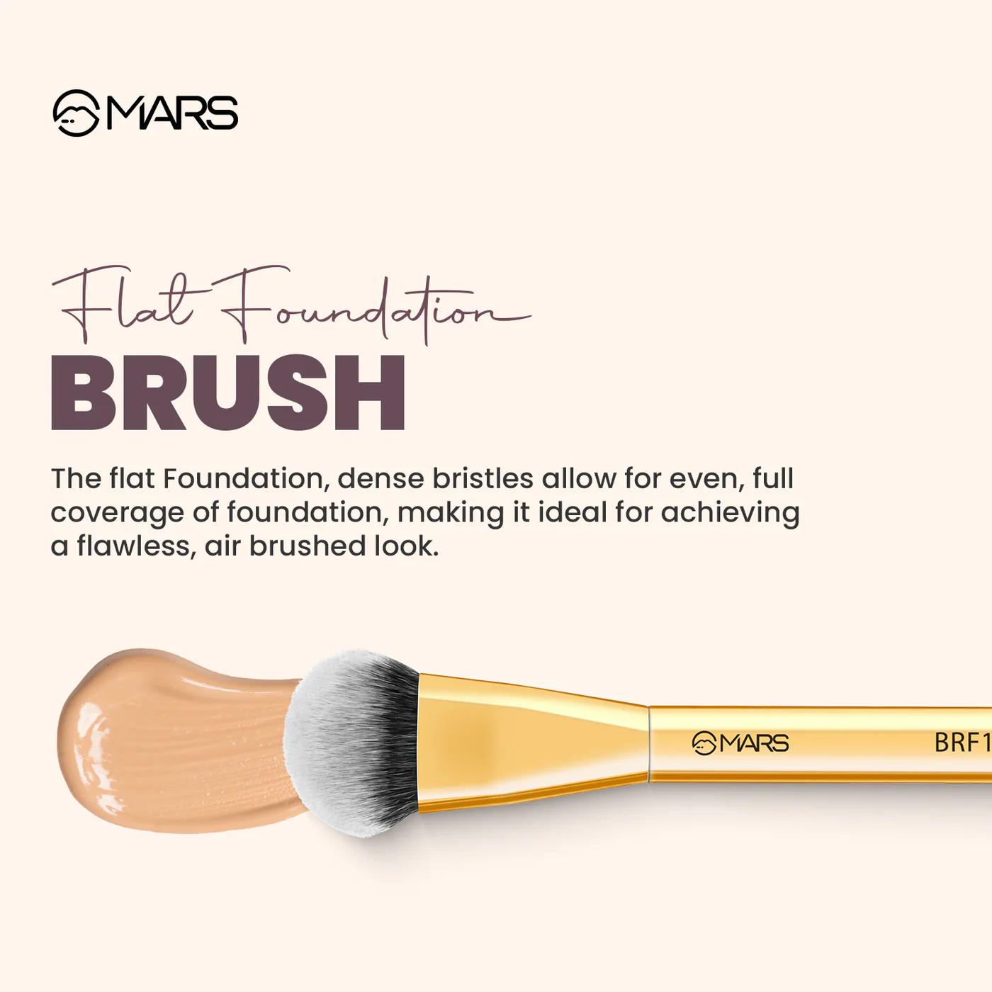 Artist's Arsenal Brush  Flat Foundation Brush