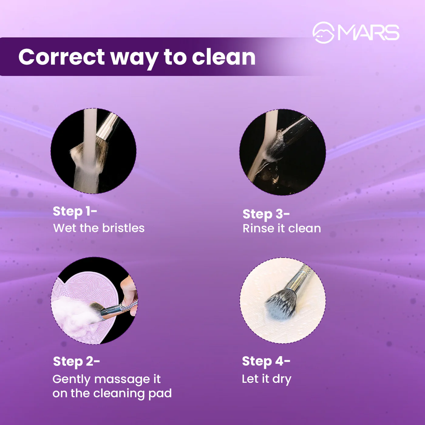 Boring  Silicone Brush Cleaner Pad