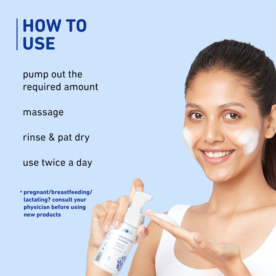 1% Encapsulated Salicylic Acid Foaming Face Wash for Acne