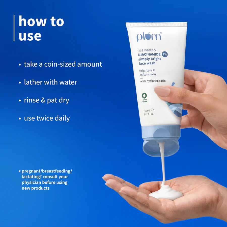 2% Niacinamide & Rice Water Face Wash