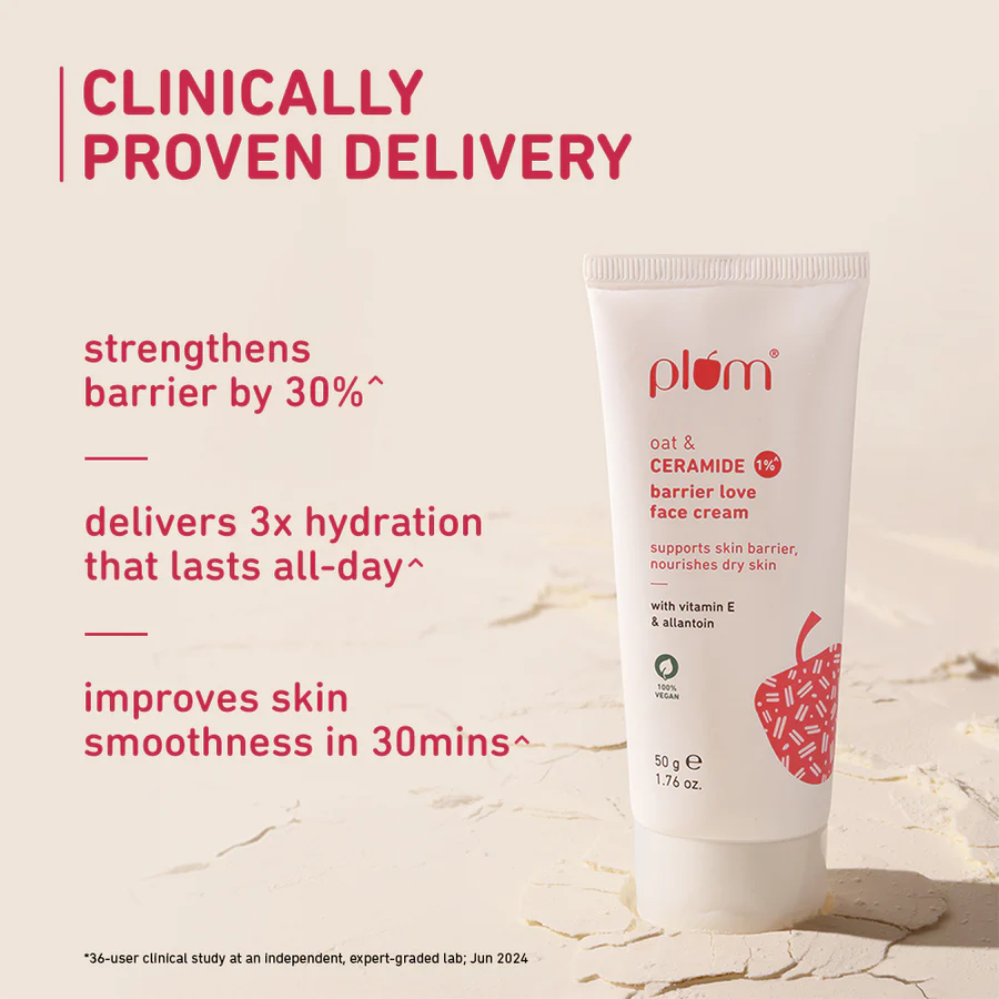 Oat & 1% Ceramide Face Cream for Dry Skin