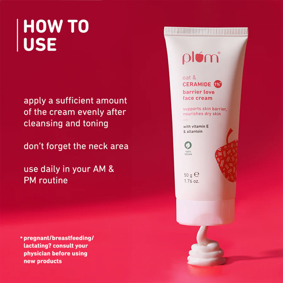 Oat & 1% Ceramide Face Cream for Dry Skin