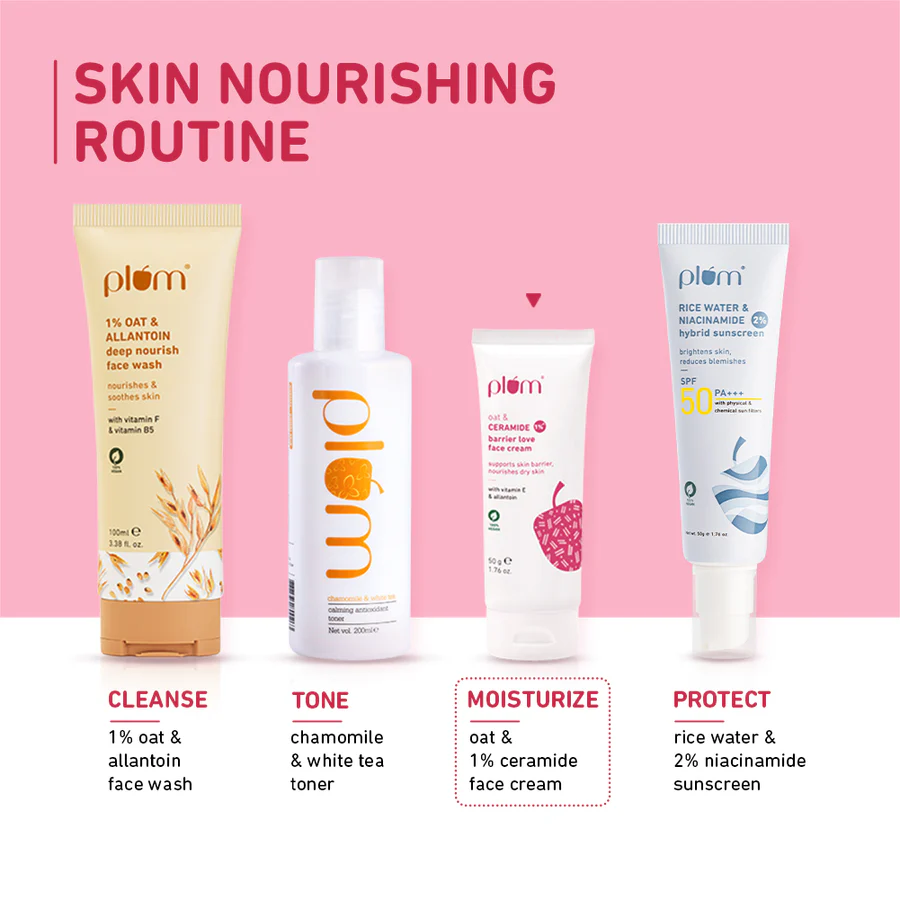 Oat & 1% Ceramide Face Cream for Dry Skin