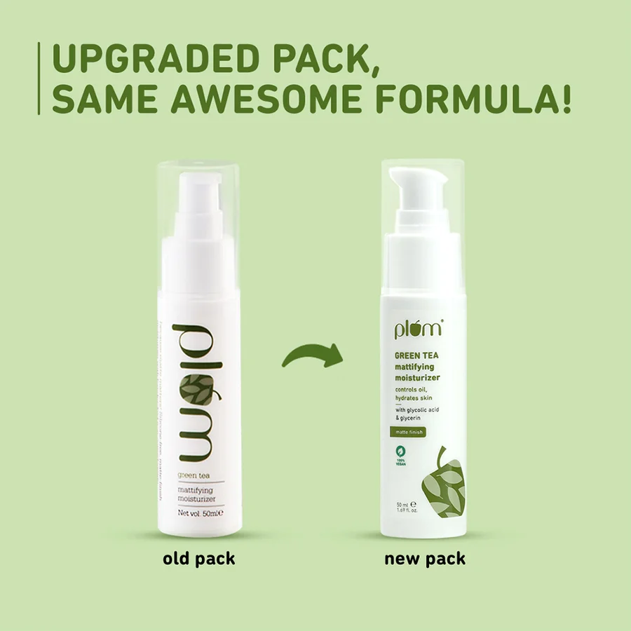 Green Tea Mattifying Moisturizer for Oily Skin