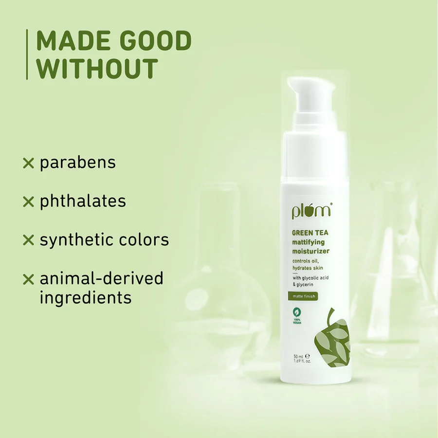 Green Tea Mattifying Moisturizer for Oily Skin