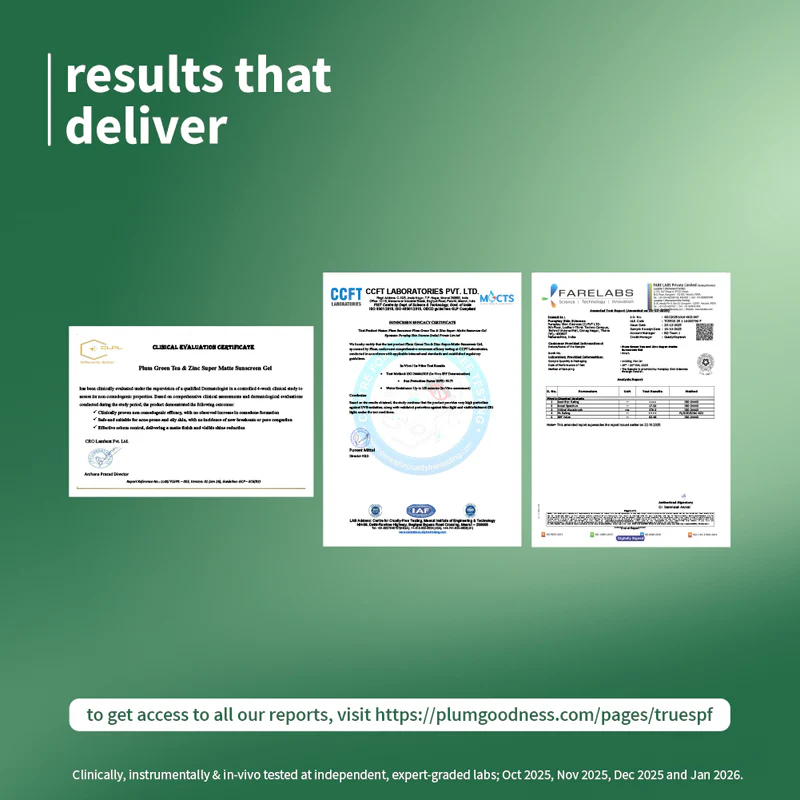 Green Tea & Zinc Super-Matte SPF 50 Sunscreen Gel For Oily & Acne-Prone Skin