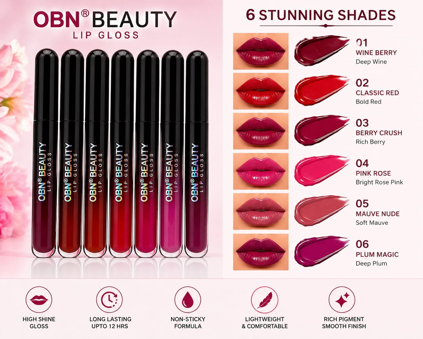 OBN long stay matte lip color